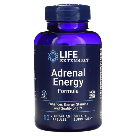 Life Extension, Adrenal Energy Formula, 120 Vegetarian Capsules - Supply Center USA