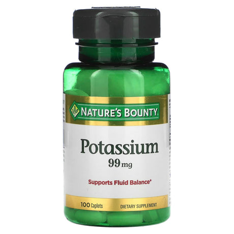 Nature's Bounty, Potassium, 99 mg, 100 Caplets - Supply Center USA