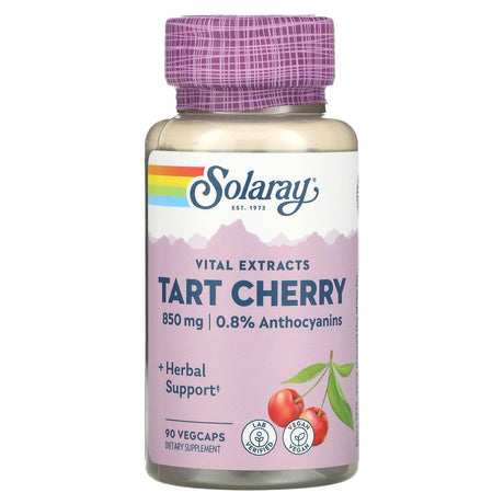 Solaray, Tart Cherry, 850 mg, 90 VegCaps - Supply Center USA