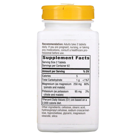 Nature's Way, Krebs Magnesium Potassium Complex, 172 mg, 120 Vegan Tablets - Supply Center USA