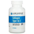 Lake Avenue Nutrition, Hydrolyzed Collagen Type 1 & 3, 1,000 mg, 60 Tablets - Supply Center USA