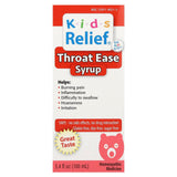 Homeolab USA, Kid's Relief®, Throat Ease Syrup, 0-12 Yrs, 3.4 fl oz (100 ml) - Supply Center USA