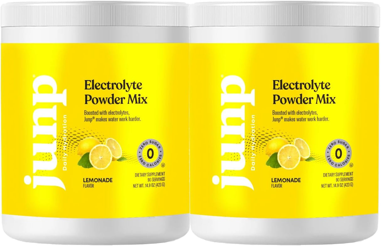 JUNP Electrolytes Powder No Sugar No Carbs, Mouthwatering Green Apple Keto Electrolyte Drink Mix, Potassium & Salt Hydration Powder Electrolytes Zero Calorie Sugar Free Electrolyte Powder, 90 Servings