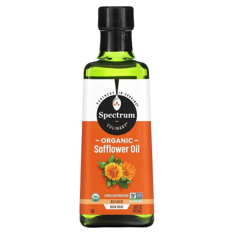 Spectrum Culinary, Organic Safflower Oil, Refined, 16 fl oz (473 ml) - Supply Center USA