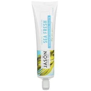 Jason Natural, Sea Fresh, Strengthening Paste, Deep Sea Spearmint, 6 oz (170 g) - Supply Center USA