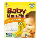 Hot Kid, Baby Mum-Mum, Banana Rice Rusks, 24 Rusks, 1.76 oz (50 g) - Supply Center USA