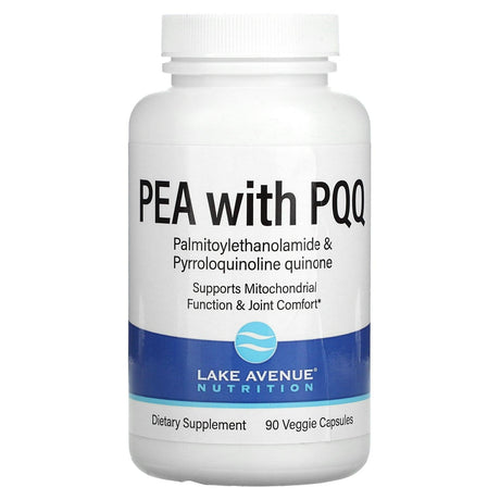 Lake Avenue Nutrition, PEA 300 mg + PQQ 10 mg, 90 Veggie Capsules - Supply Center USA