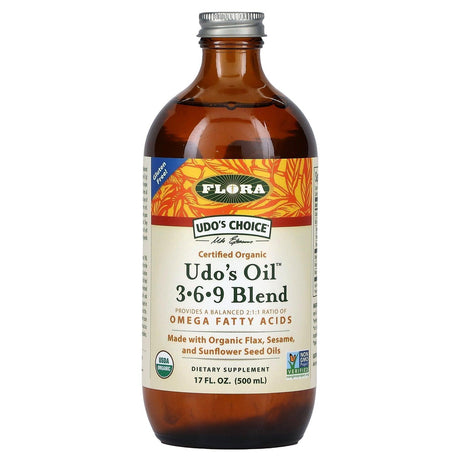 Flora, Udo's Choice, Udo's Oil 3-6-9 Blend, 32 fl oz (946 ml) - Supply Center USA