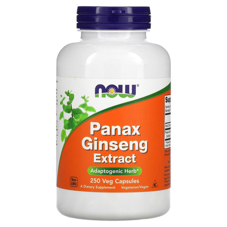 NOW Foods, Panax Ginseng Extract, 100 Veg Capsules - Supply Center USA