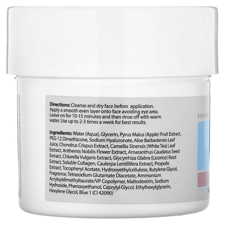 Advanced Clinicals, Hyaluronic Acid, Moisturizing Gel Beauty Mask, 5 fl oz (148 ml) - Supply Center USA