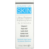 Admire My Skin, Ultra-Potent Brightening Serum, 1 fl oz (30 ml) - Supply Center USA