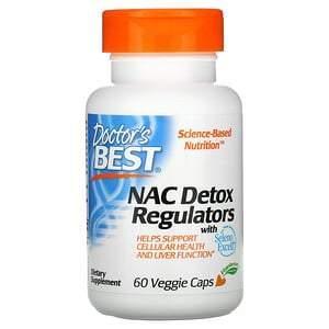 Doctor's Best, NAC Detox Regulators, 60 Veggie Caps - Supply Center USA