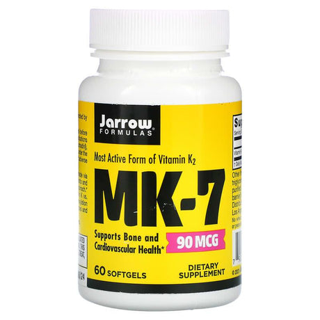 Jarrow Formulas, MK-7, 90 mcg, 90 Softgels - Supply Center USA