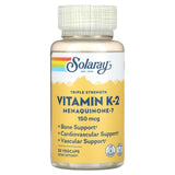 Solaray, Triple Strength Vitamin K-2 Menaquinone-7, 150 mcg, 30 VegCaps - Supply Center USA