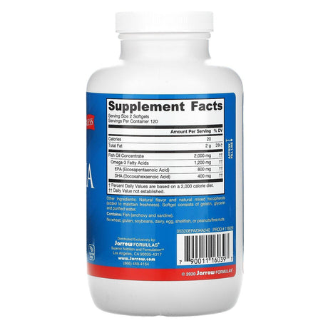 Jarrow Formulas, EPA-DHA Balance, 240 Softgels - Supply Center USA