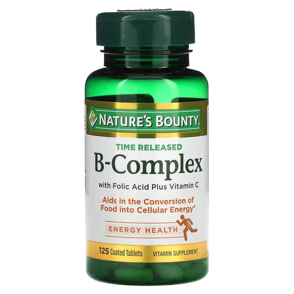 Nature's Bounty, B-Complex, Time Released, 125 Coated Tablets - Supply Center USA