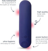 Plusone Bullet Vibrator for Women, Mini Vibrator Made of Body-Safe Silicone, Fully Waterproof, USB Rechargeable, Personal Massager with 10 Vibration Settings, Purple