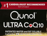 Qunol Coq10 100Mg Softgels, Ultra Coq10 100Mg, 3X Better Absorption, Antioxidant for Heart Health & Energy Production, Coenzyme Q10 Vitamins and Supplements, 4 Month Supply, 120 Count - Supply Center USA