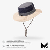 MISSION Cooling Boonie Hat - Wide Brim Adjustable Sun Hats for Men and Women - Supply Center USA