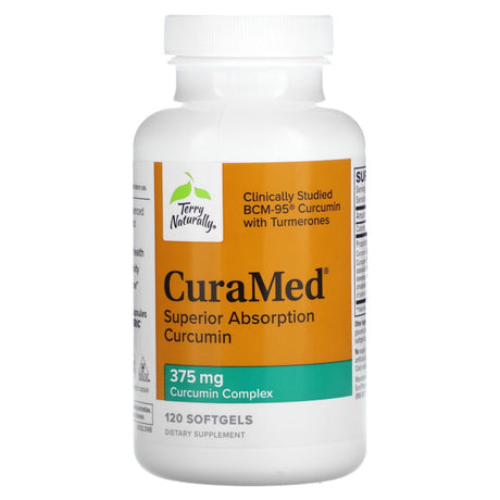 Terry Naturally, CuraMed, Superior Absorption Curcumin, 750 mg, 60 Softgels - Supply Center USA