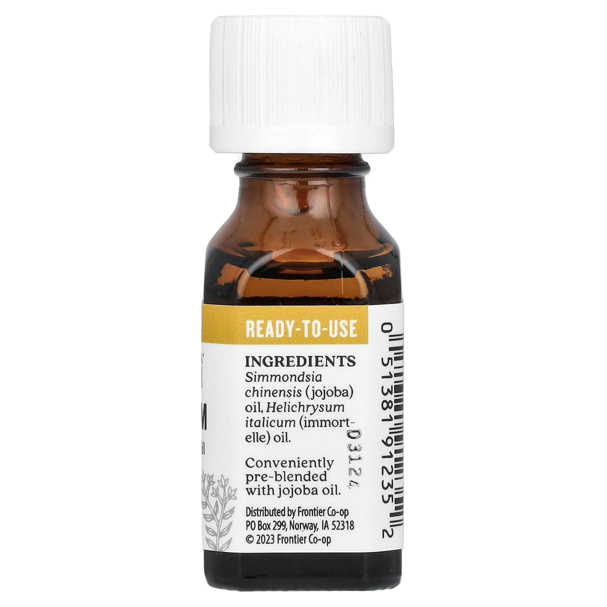 Aura Cacia, Pure Essential Oils, Helichrysum, .5 fl oz (15 ml)