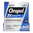 Orajel, 3X Medicated For Mouth Sores Gel, Extra Strength, 0.18 oz (5.1 g) - Supply Center USA