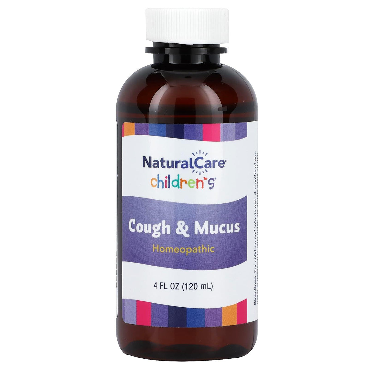 NaturalCare, Children's Cough & Mucus, 4 Months & Up, Natural Berry, 4 fl oz (120 ml) - Supply Center USA