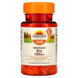 Sundown Naturals, Time Release Vitamin B12, 1,000 mcg, 120 Tablets - Supply Center USA