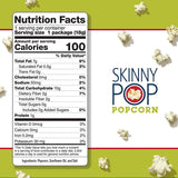 Skinnypop Original Popcorn, Individual Snack Size Bags, Skinny Pop, Healthy Popcorn Snacks, Gluten Free, 0.65 Ounce (Pack of 30)