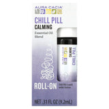 Aura Cacia, Essential Oil Blend, Relaxing Roll-On, Chill Pill, 0.31 fl oz (9.2 ml)