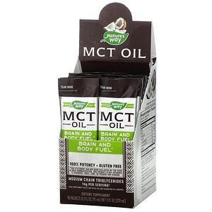 Nature's Way, MCT Oil, 18 Packets, 0.5 fl oz (15 ml) Each - Supply Center USA