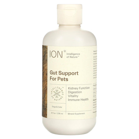 ION Intelligence of Nature, Gut Support For Pets, Dogs and Cats, 8 fl oz (236 ml) - Supply Center USA