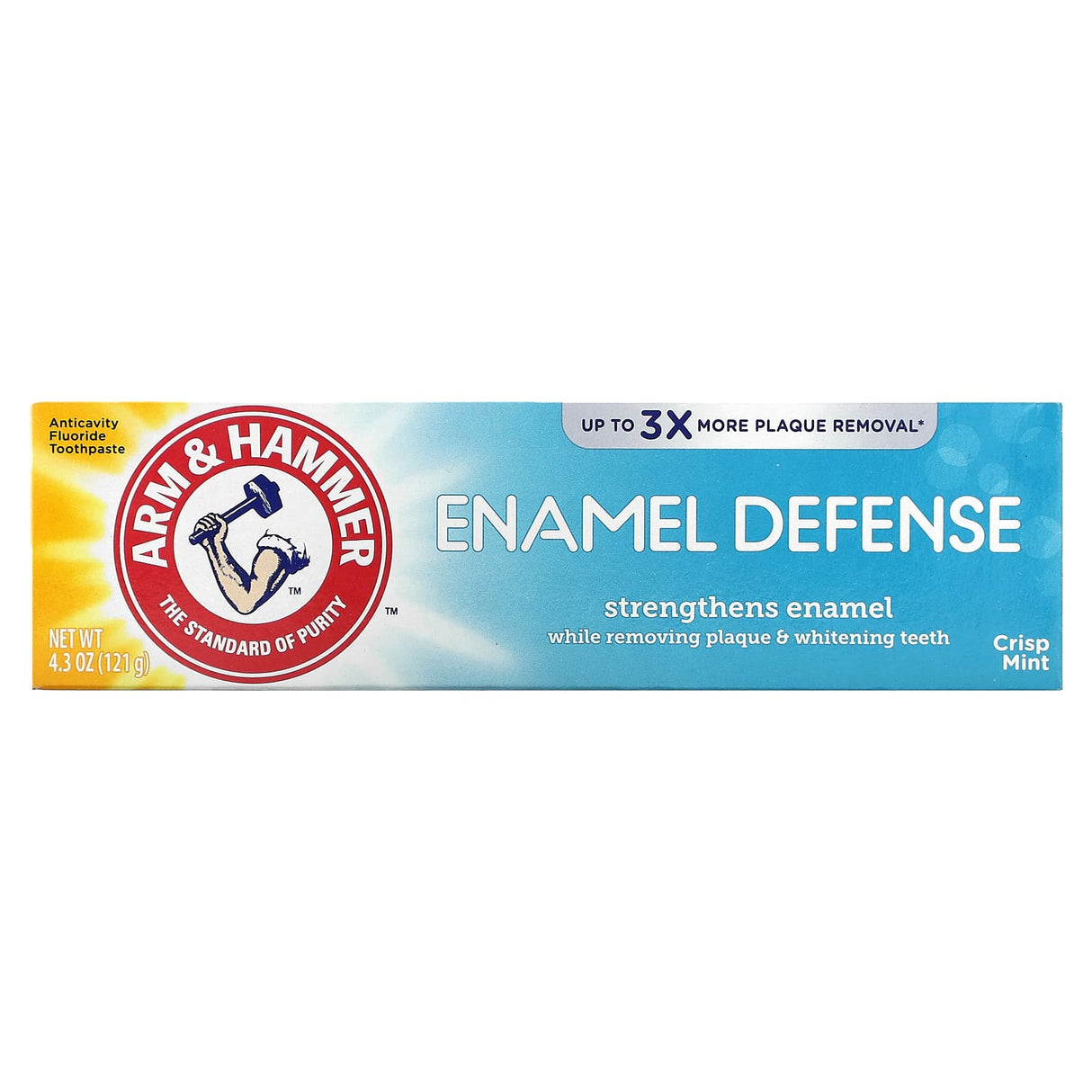 Arm & Hammer, Truly Radiant, Enamel Defense Toothpaste, Crisp Mint, 4.3 oz (121 g)