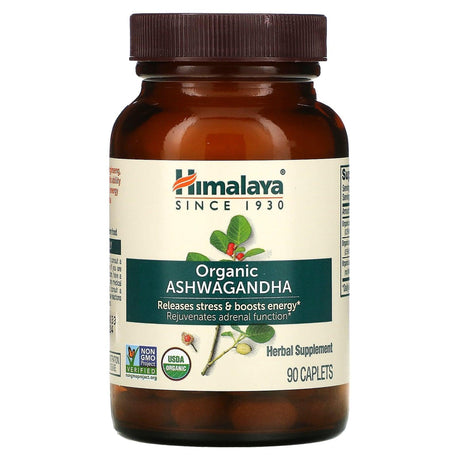 Himalaya, Organic Ashwagandha, 60 Caplets - Supply Center USA