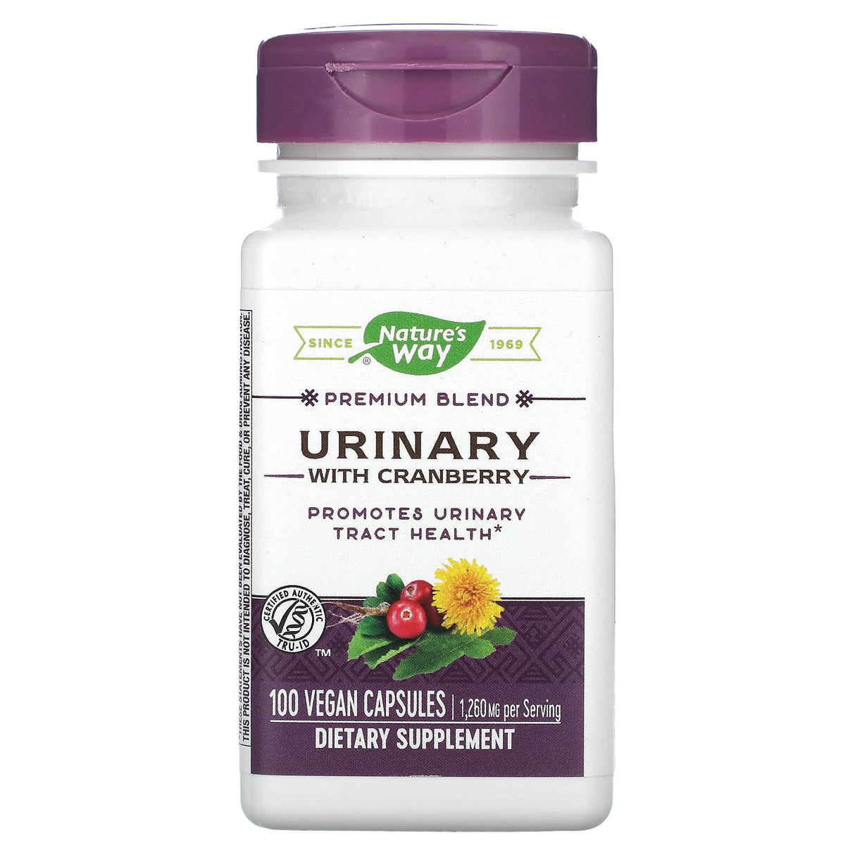 Nature's Way, Urinary with Cranberry, 420 mg, 100 Vegan Capsules - Supply Center USA