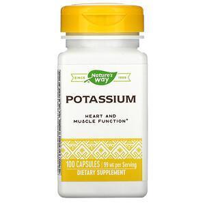 Nature's Way, Potassium, 99 mg, 100 Capsules - Supply Center USA