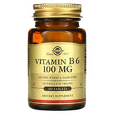 Solgar, Vitamin B6, 50 mg, 100 Tablets - Supply Center USA