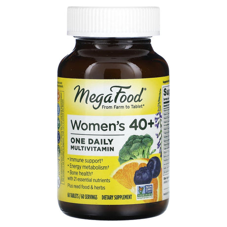 MegaFood, Women's 40+ One Daily, 90 Tablets - Supply Center USA