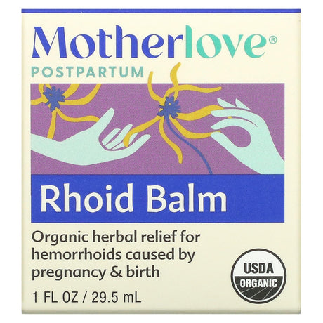 Motherlove, Postpartum Rhoid Balm, 1 fl. oz (29.5 ml) - Supply Center USA