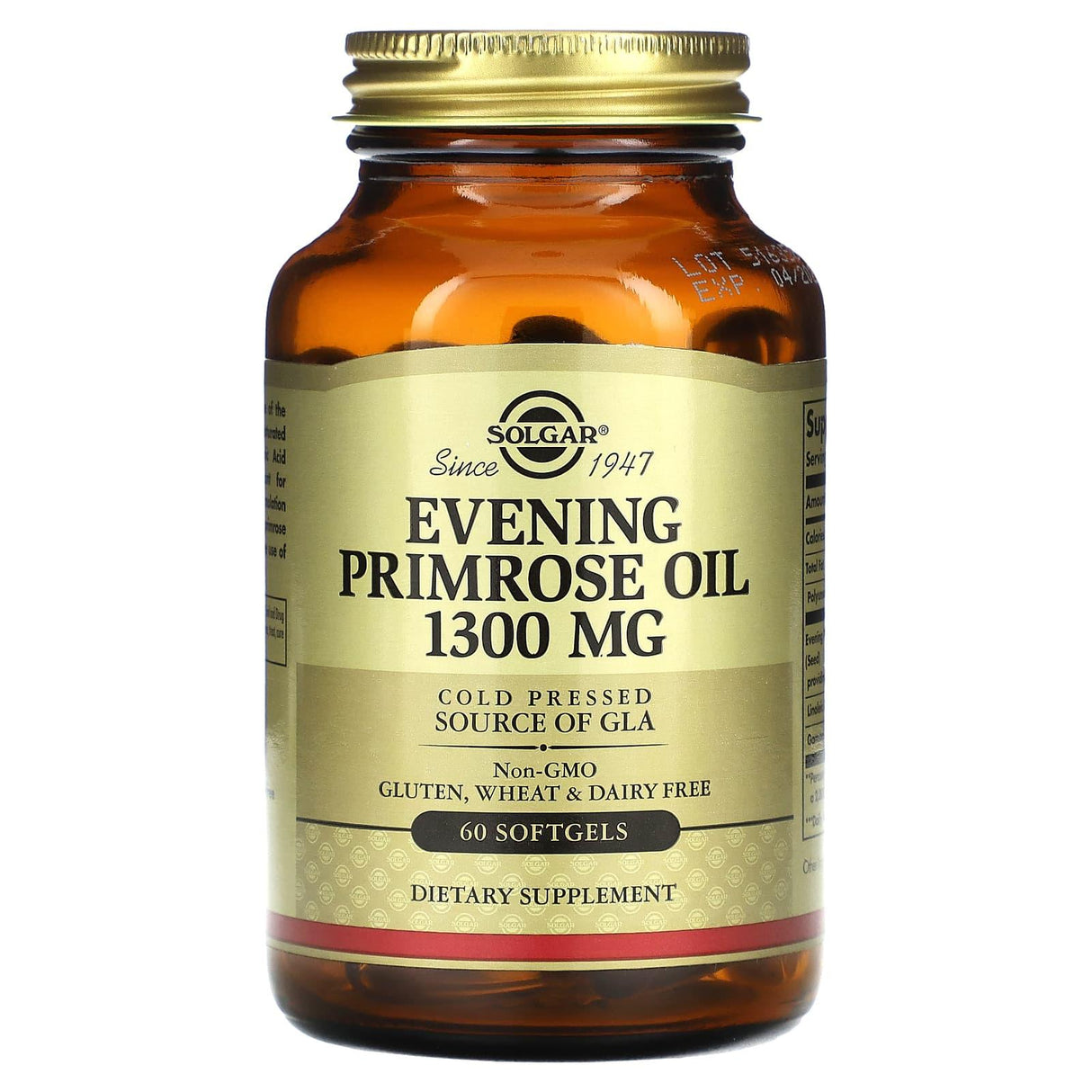 Solgar, Evening Primrose Oil, 500 mg, 180 Softgels - Supply Center USA