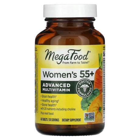 MegaFood, Multi for Women 55+, 120 Tablets - Supply Center USA