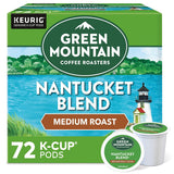 Green Mountain Coffee Roasters Half Caff Keurig Single-Serve K-Cup Pods, Medium Roast Coffee, 72 Count