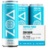 ZOA Zero Sugar Energy Drinks, Variety Pack - Sugar Free with Electrolytes, Healthy Vitamin C, Amino Acids, Essential B-Vitamins, and Caffeine from Green Tea - 12 Fl Oz (12-Pack)