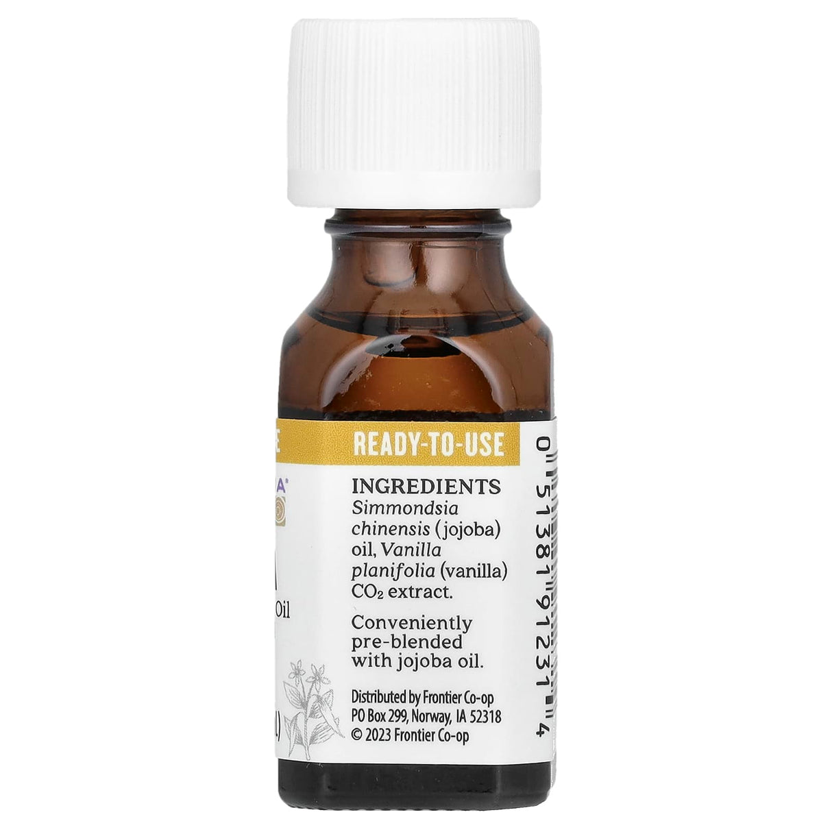 Aura Cacia, Pure Essential Oil, Vanilla, .5 fl oz (15 ml)