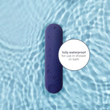 Plusone Bullet Vibrator for Women, Mini Vibrator Made of Body-Safe Silicone, Fully Waterproof, USB Rechargeable, Personal Massager with 10 Vibration Settings, Purple