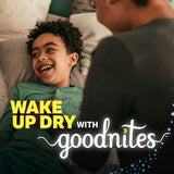 Goodnites Boys' Nighttime Bedwetting Underwear, Size S/M (43-68 Lbs), 44 Ct (2 Packs of 22), Packaging May Vary