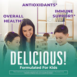 Maryruth Organics Kids Immune Support Gummies | USDA Organic | Vitamin C, Zinc, and Elderberry Gummies for Kids| Immune Support for Kids Ages 4+ | Vegan | Non-Gmo | Gluten Free | 60 Count - Supply Center USA