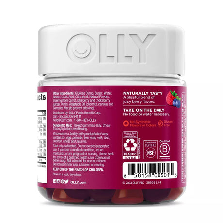 OLLY Women'S Multivitamin Gummies - Berry - Supply Center USA