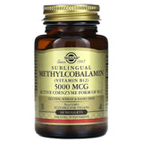 Solgar, Sublingual Methylcobalamin (Vitamin B12), 5,000 mcg, 60 Nuggets - Supply Center USA