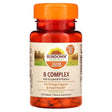 Sundown Naturals, B-Complex, 100 Tablets - Supply Center USA